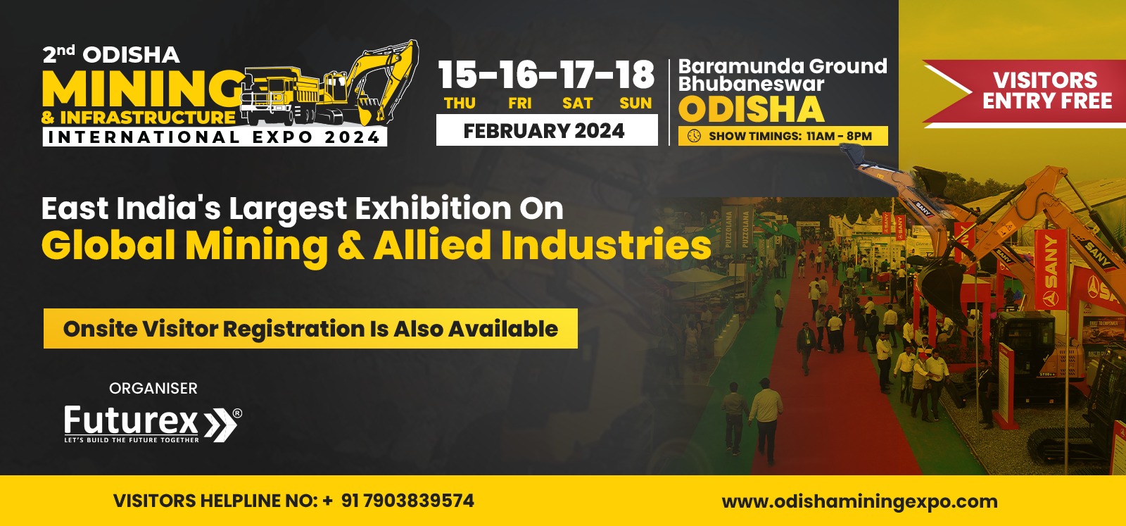 2nd Odisha Mining and Infrastructure Expo 15-18 February 2024